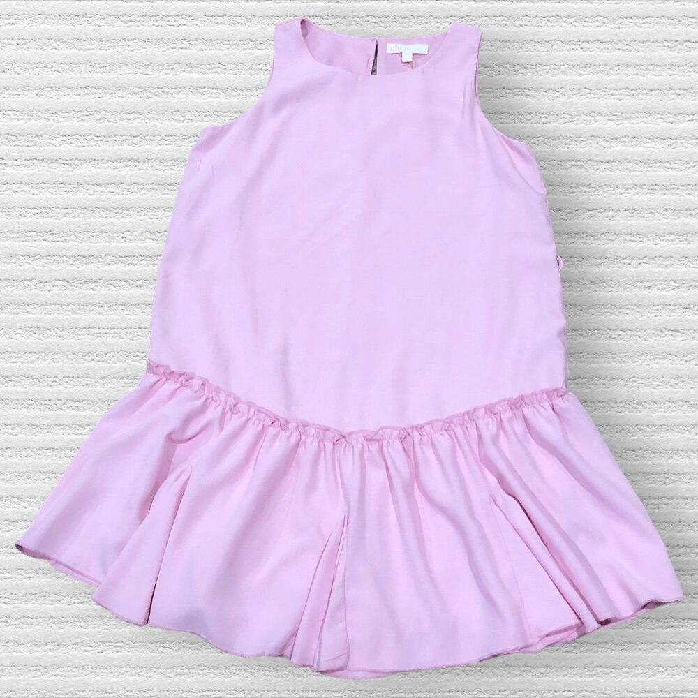 GB Girls Med Purple Sleeveless Godet Dress No Belt NWT